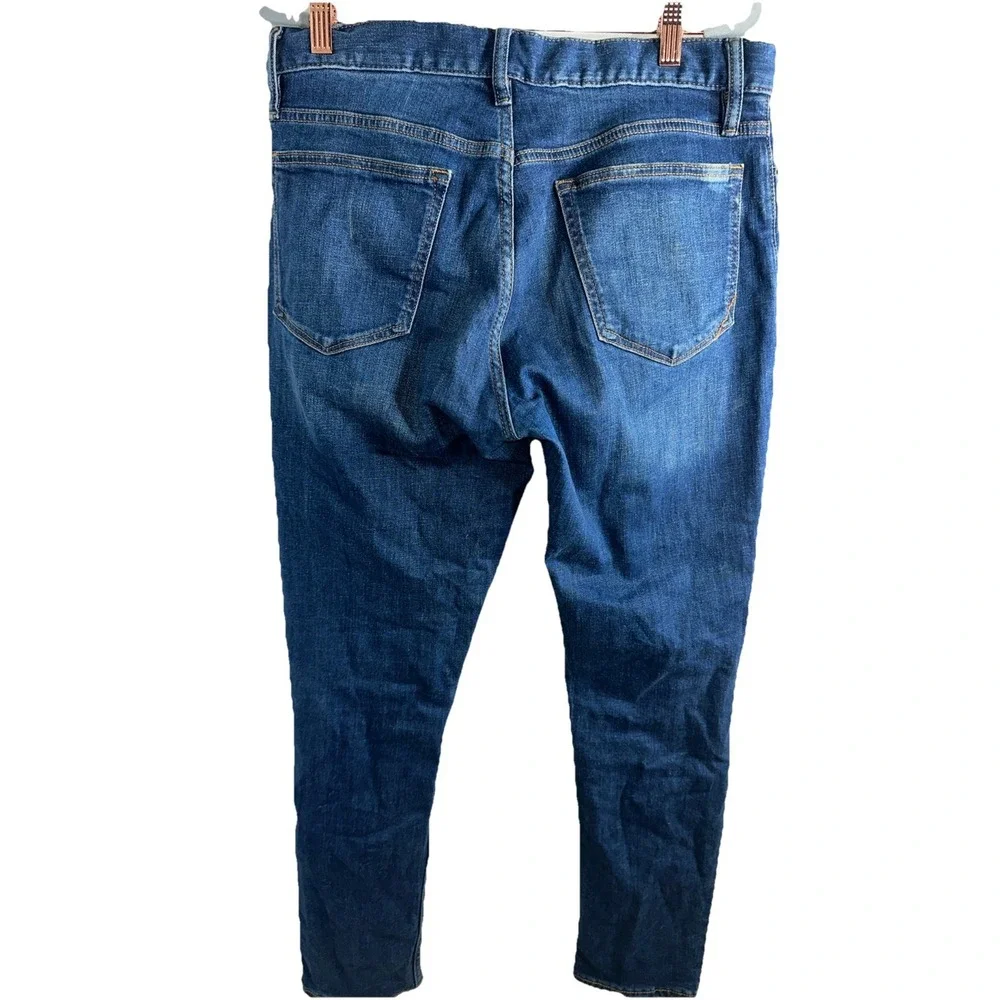 Banana Republic Jeans Mens 33x30 Skinny Fit Dark Wash Stretch Denim Casual Pants